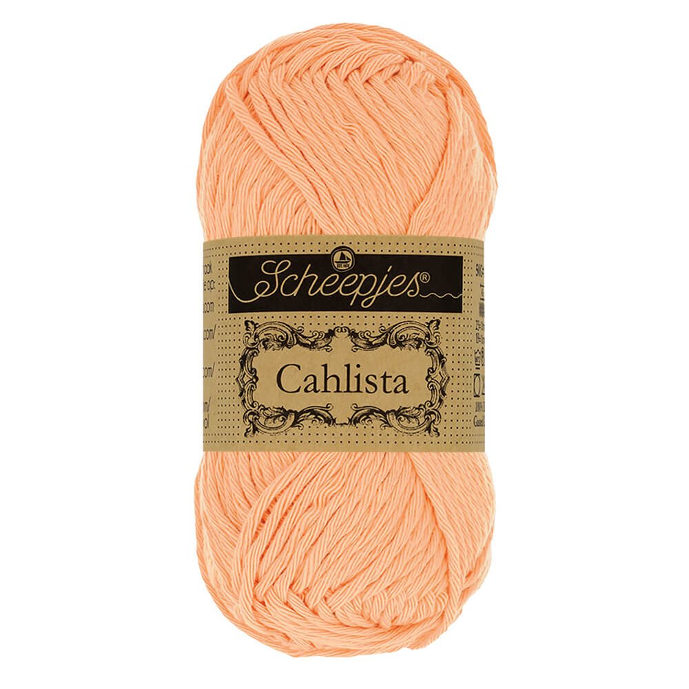 Scheepjes Cahlista, 50 gr. Price is for 10 balls. Minimum order per color 10 balls. 414 Vintage Peach | Knitting yarn shop / dzijas veikals