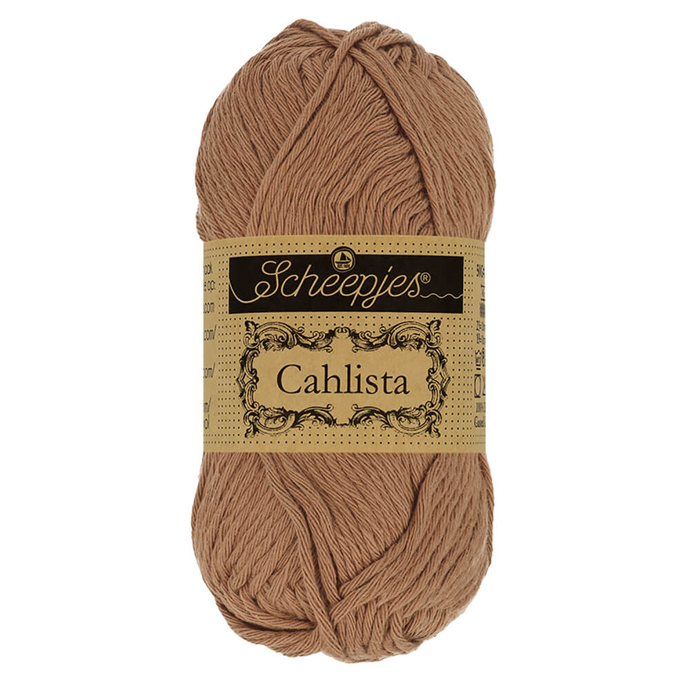 Scheepjes Cahlista, 50 gr. Price is for 10 balls. Minimum order per color 10 balls. 503 Hazelnut | Knitting yarn shop / dzijas veikals