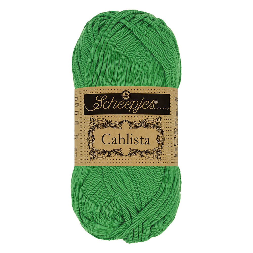 Scheepjes Cahlista, 50 gr. Price is for 10 balls. Minimum order per color 10 balls. 515 Emerald | Knitting yarn shop / dzijas veikals