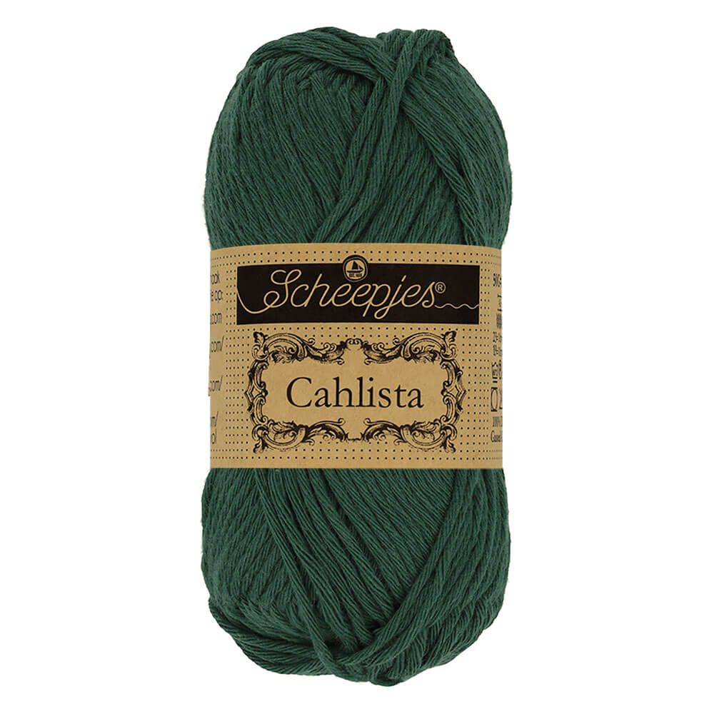 Scheepjes Cahlista, 50 gr. Price is for 10 balls. Minimum order per color 10 balls. 525 Fir | Knitting yarn shop / dzijas veikals