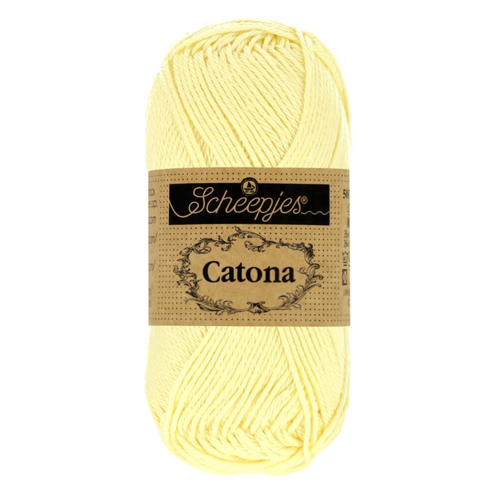 Scheepjes Catona 25g (selection of colours from 074 to 414) 101 Candle Light | Knitting yarn shop / dzijas veikals