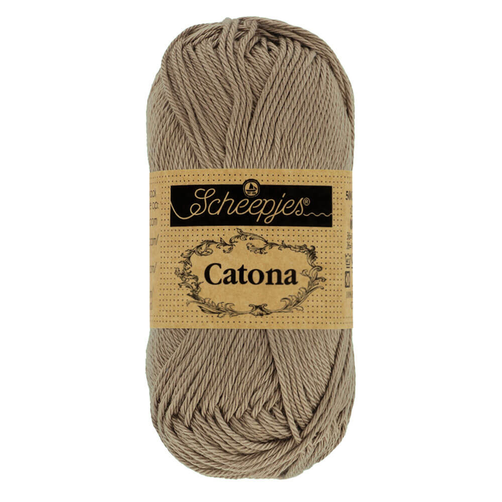 Scheepjes Catona 25g (selection of colours from 074 to 414) 254 Moon Rock | Knitting yarn shop / dzijas veikals