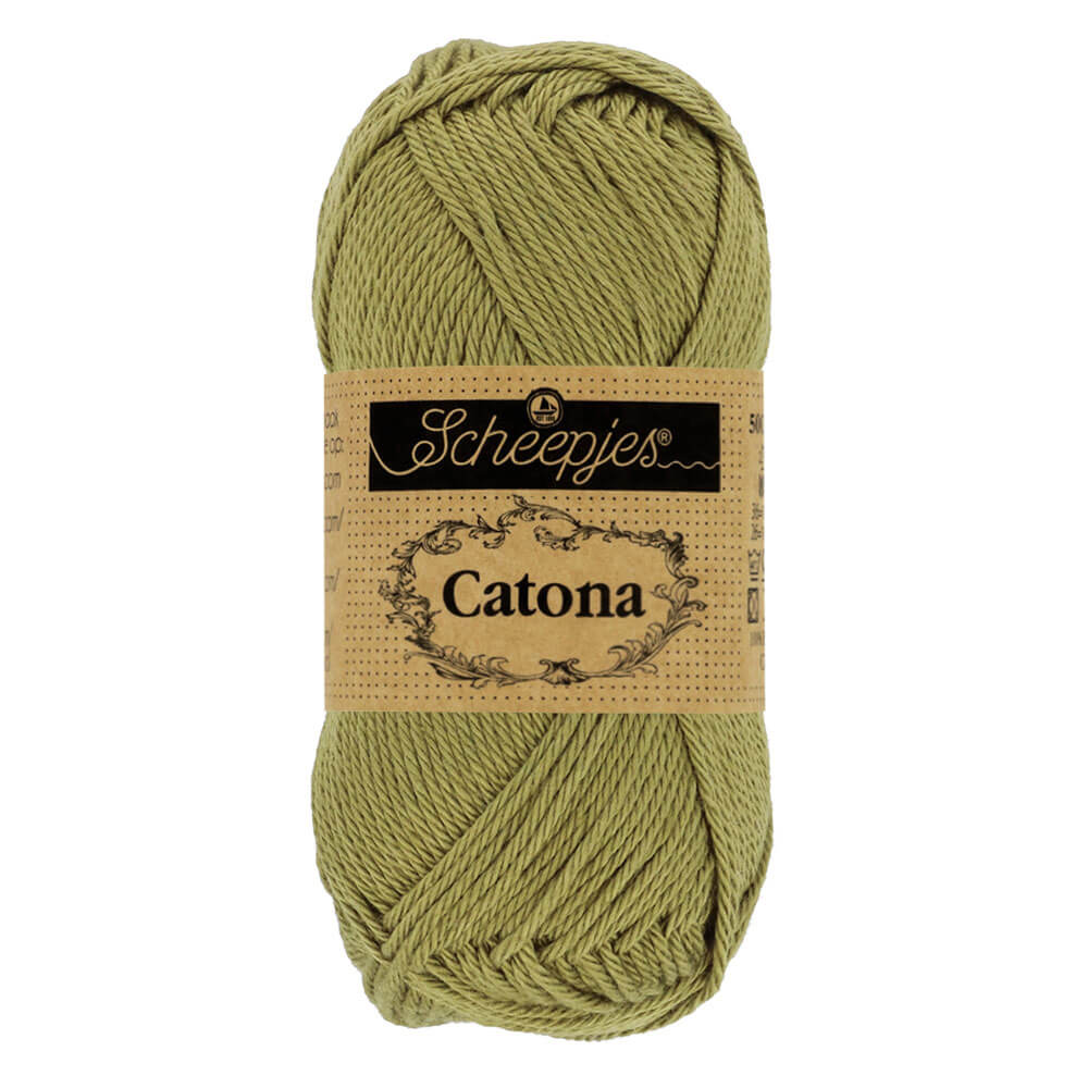 Scheepjes Catona 25g (selection of colours from 074 to 414) 395 Willow | Knitting yarn shop / dzijas veikals
