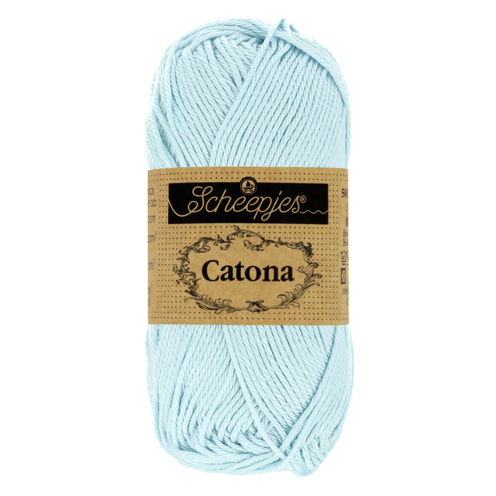 Scheepjes Catona 25g (selection of colous from 501 to 516) 509 Baby Blue | Knitting yarn shop / dzijas veikals
