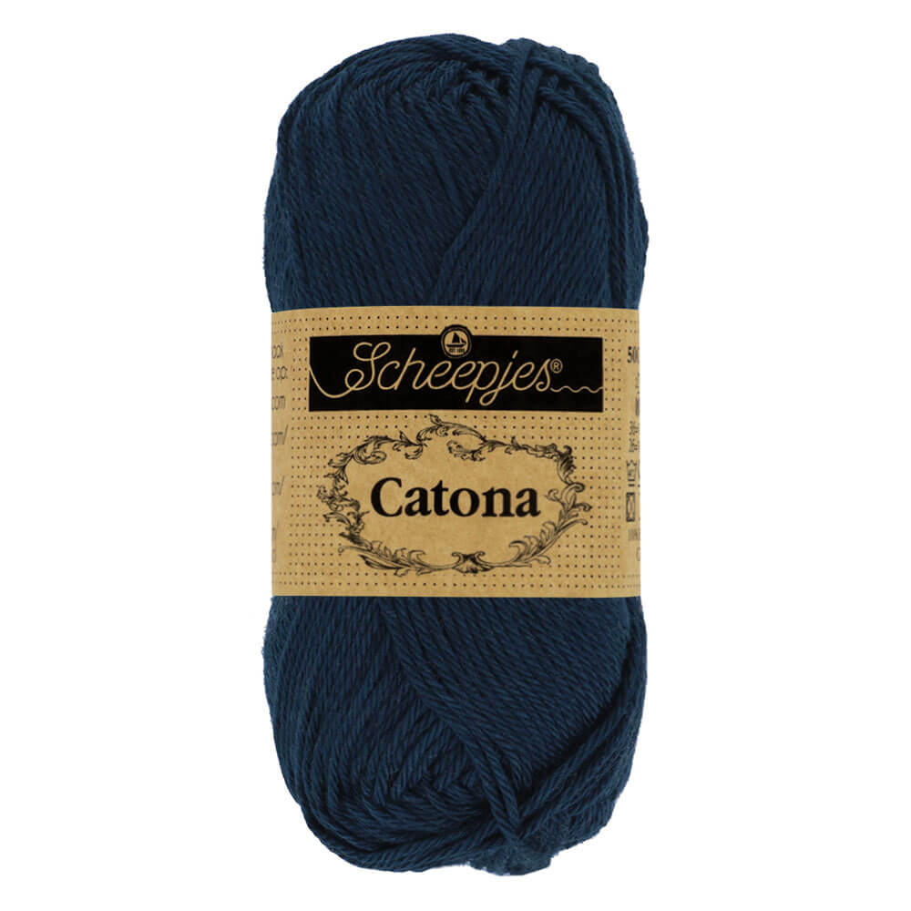 Scheepjes Catona 50g , colors from 074 to 399 124 Ultramarine | Knitting yarn shop / dzijas veikals