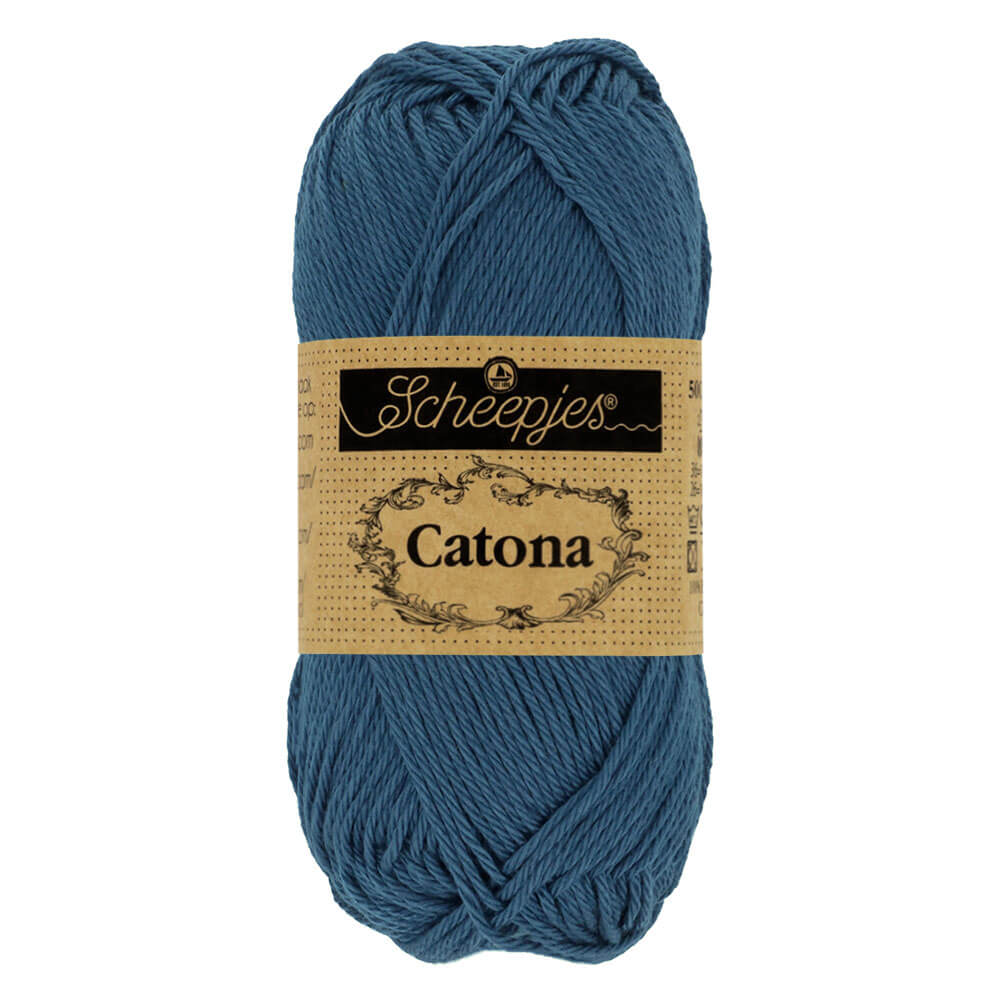 Scheepjes Catona 50g , colors from 074 to 399 164 Light Navy | Knitting yarn shop / dzijas veikals
