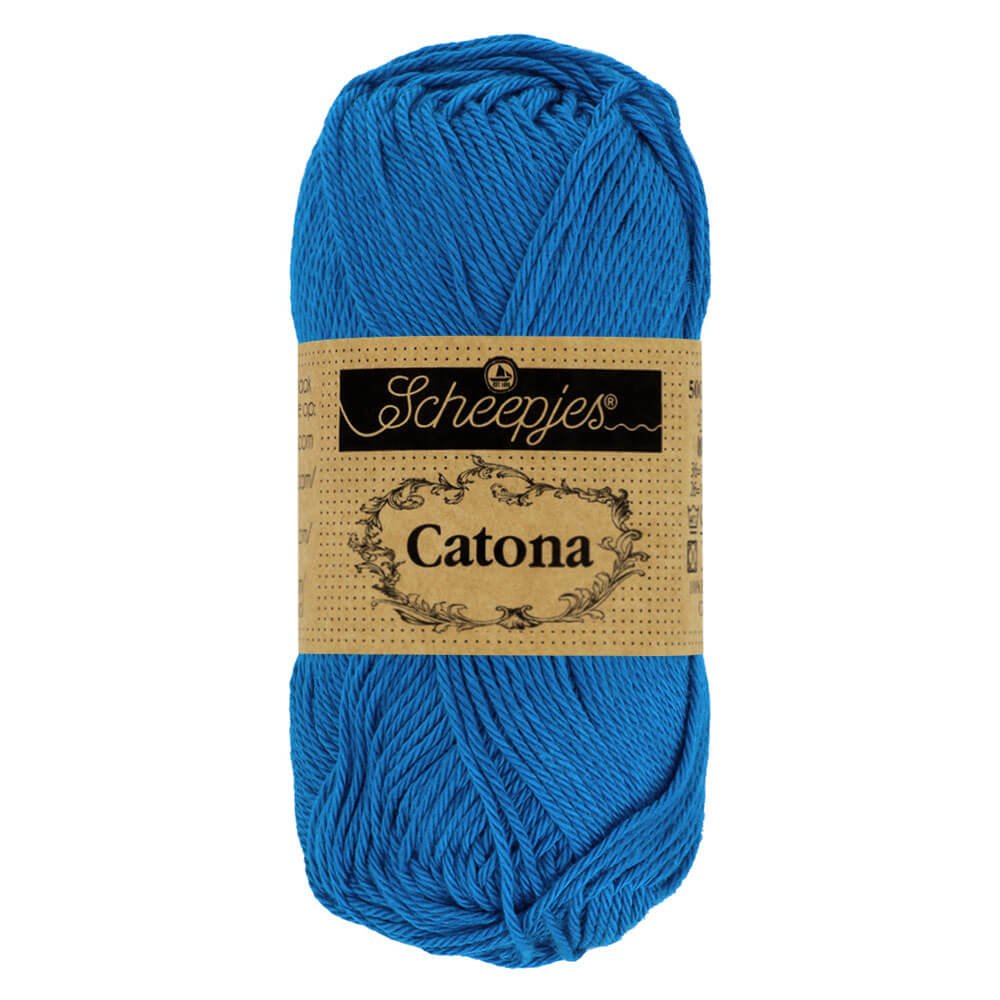 Scheepjes Catona 50g , colors from 074 to 399 201 Electric Blue | Knitting yarn shop / dzijas veikals