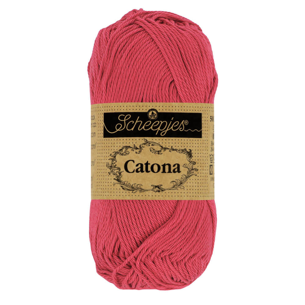 Scheepjes Catona 50g , colors from 074 to 399 258 Rosewood | Knitting yarn shop / dzijas veikals