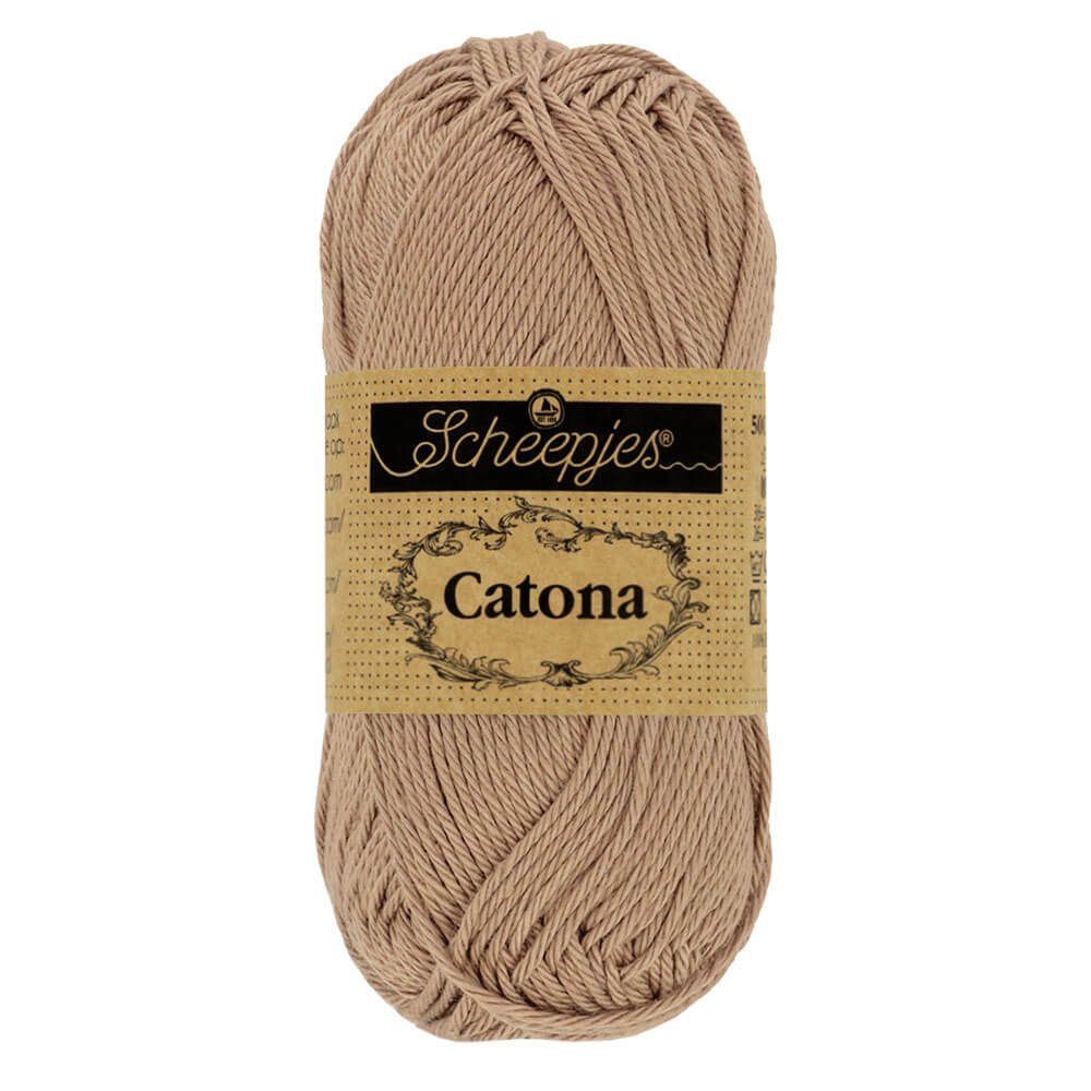 Scheepjes Catona 50g, colors from 400 to 604 506 Caramel | Knitting yarn shop / dzijas veikals