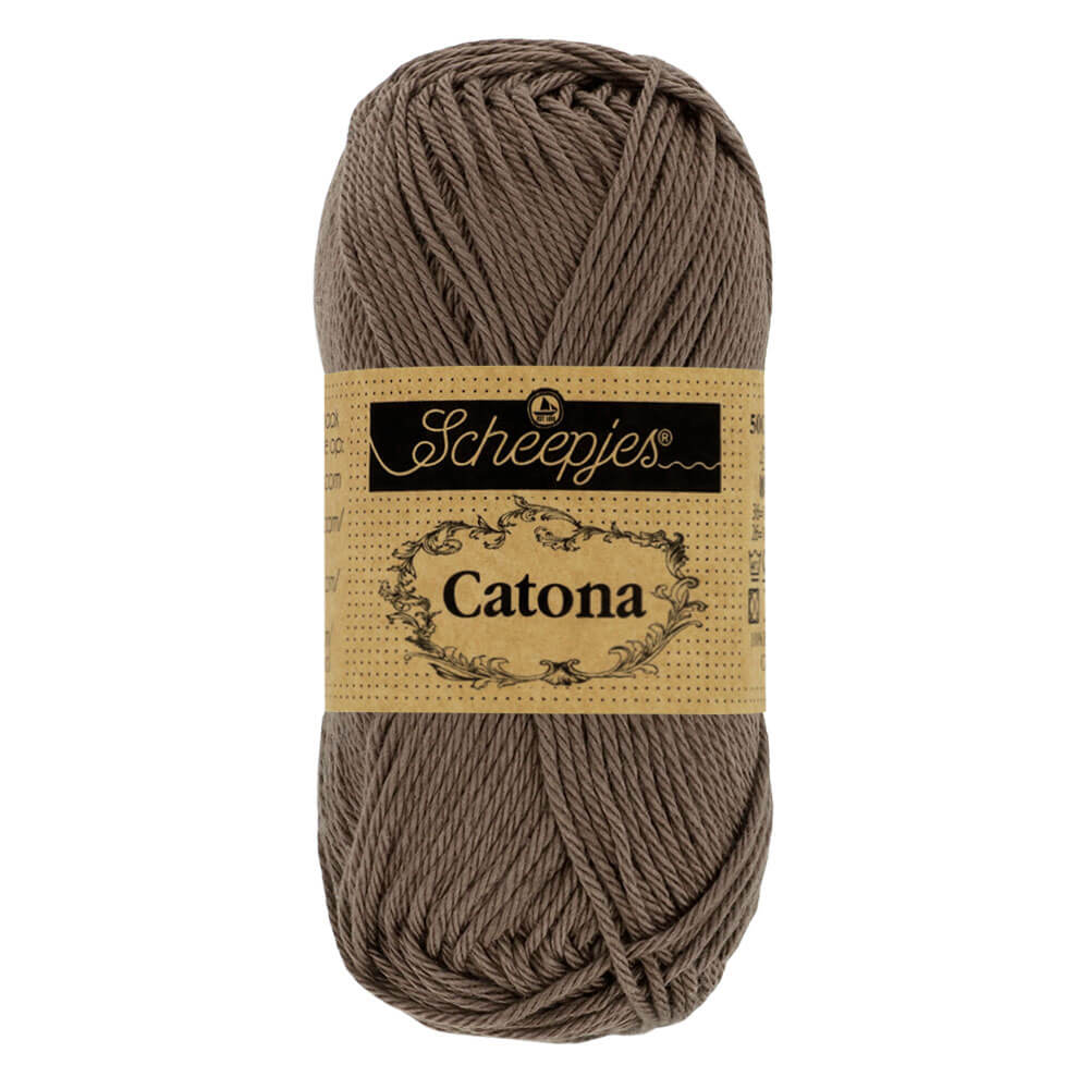 Scheepjes Catona 50g, colors from 400 to 604 507 Chocolate | Knitting yarn shop / dzijas veikals