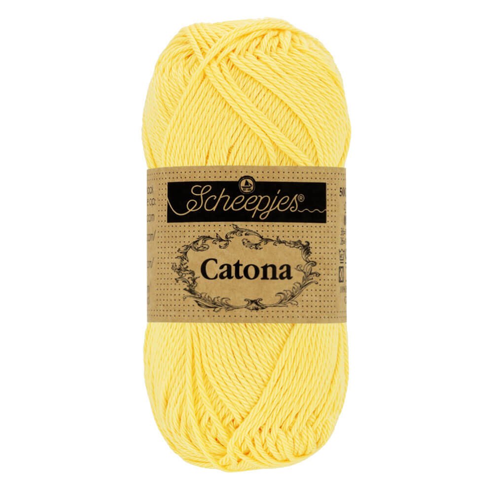 Scheepjes Catona 50g, colors from 400 to 604 522 Primrose | Knitting yarn shop / dzijas veikals