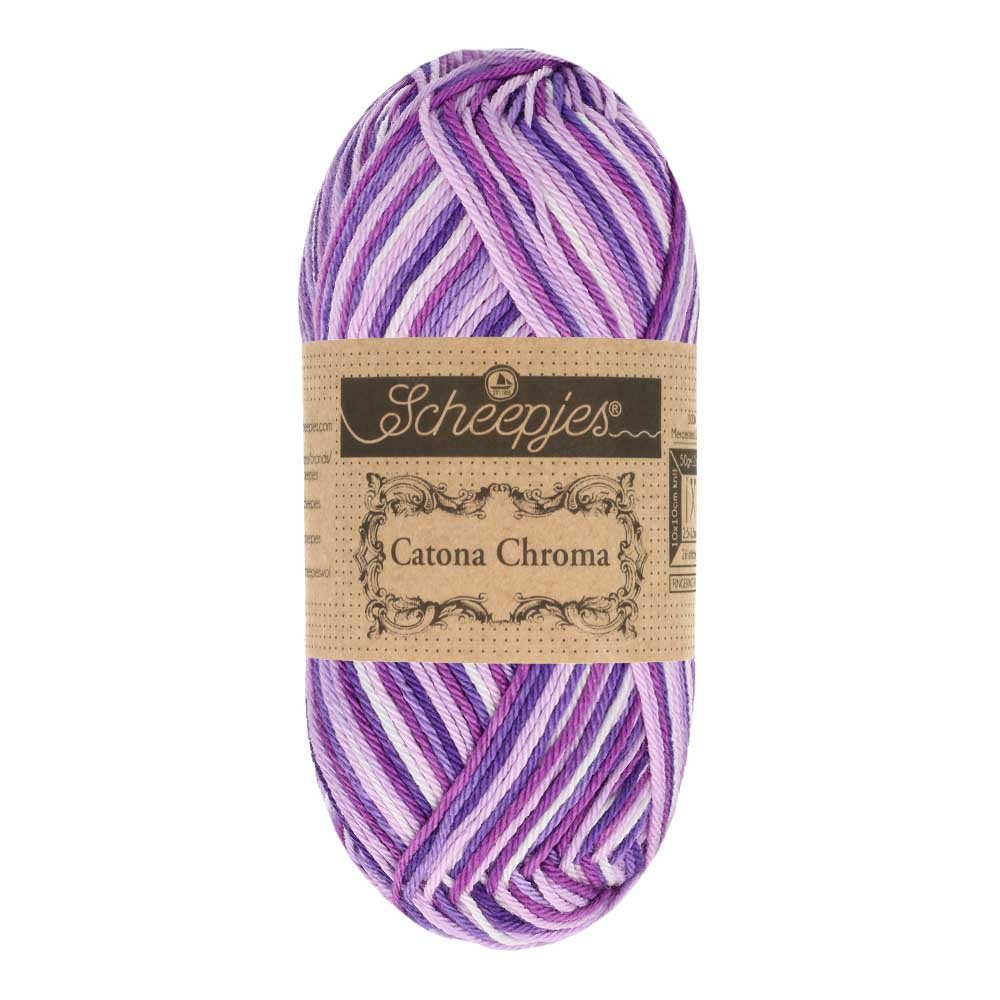 Scheepjes Catona Chroma 50g 017 Verbena | Knitting yarn shop / dzijas veikals