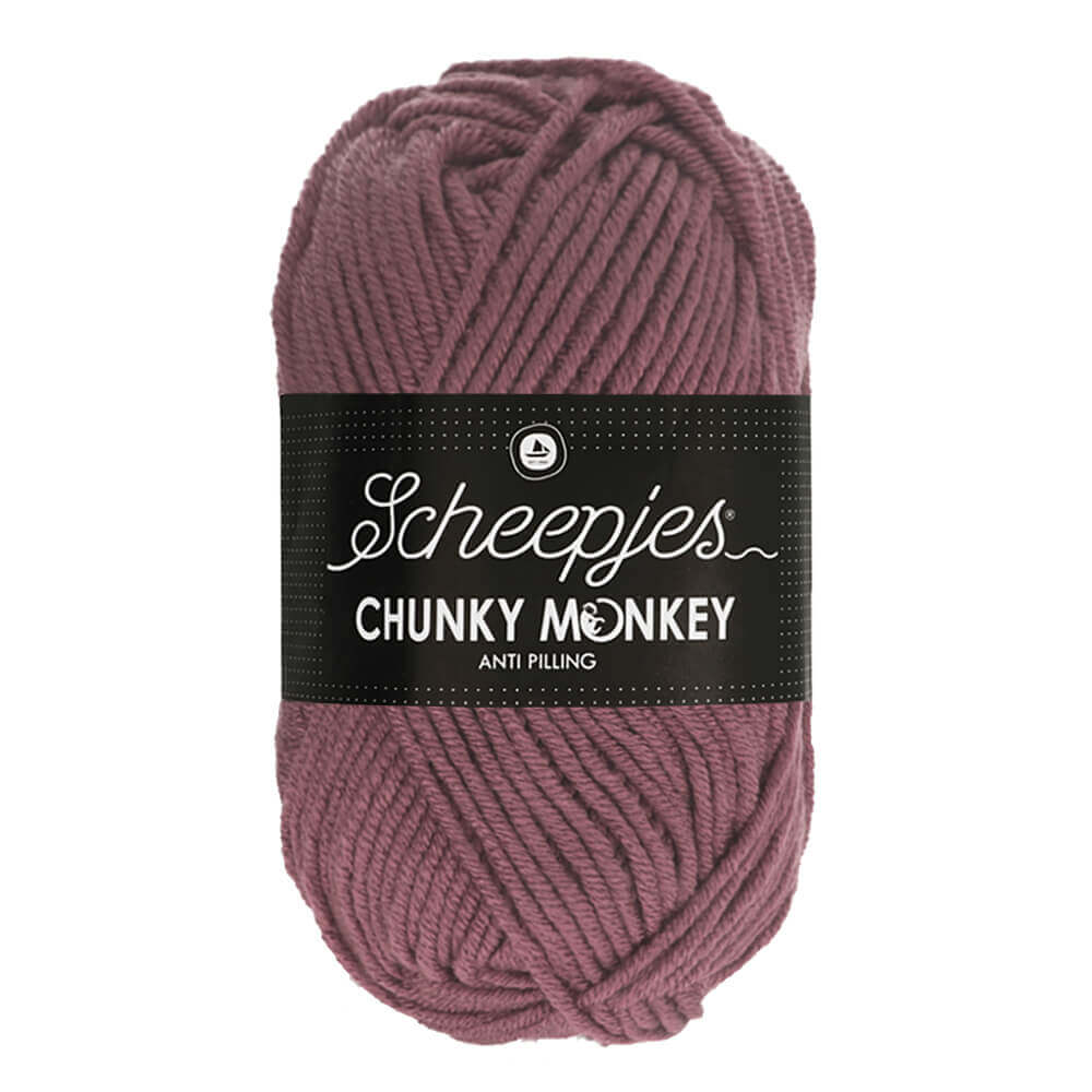 Scheepjes Chunky Monkey 100g 1067 Rosewood | Knitting yarn shop / dzijas veikals