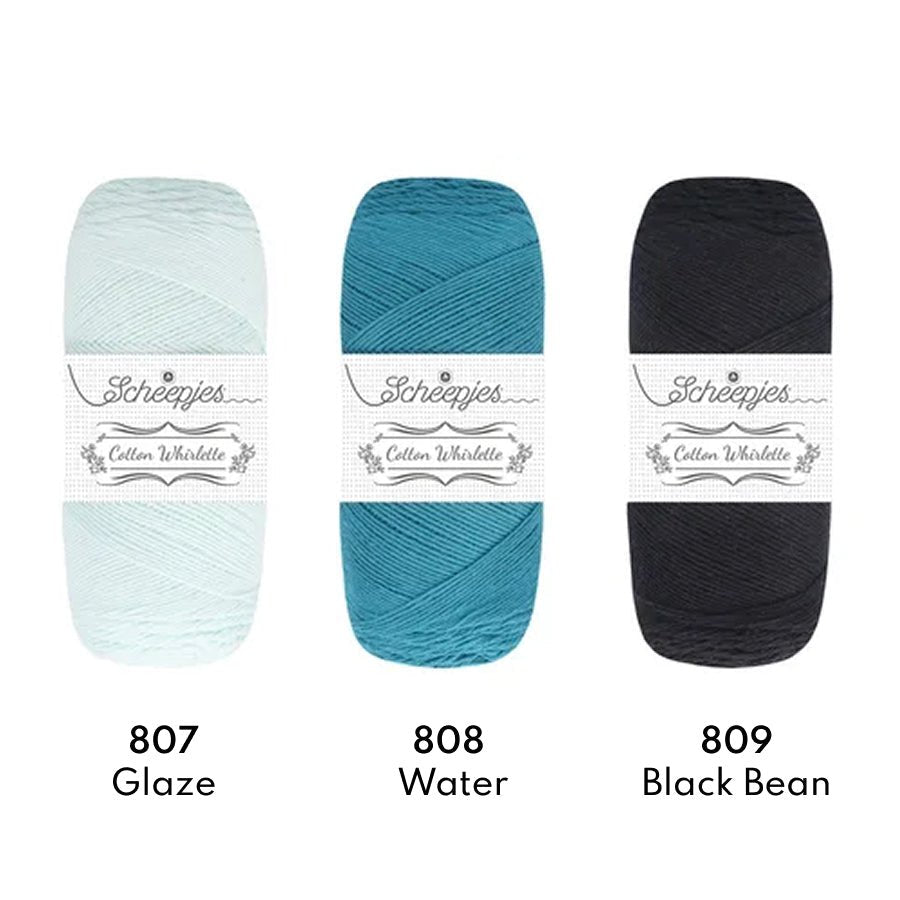 Scheepjes Cotton Whirl - 100% organic cotton yarn 801 Grape | Knitting yarn shop / dzijas veikals