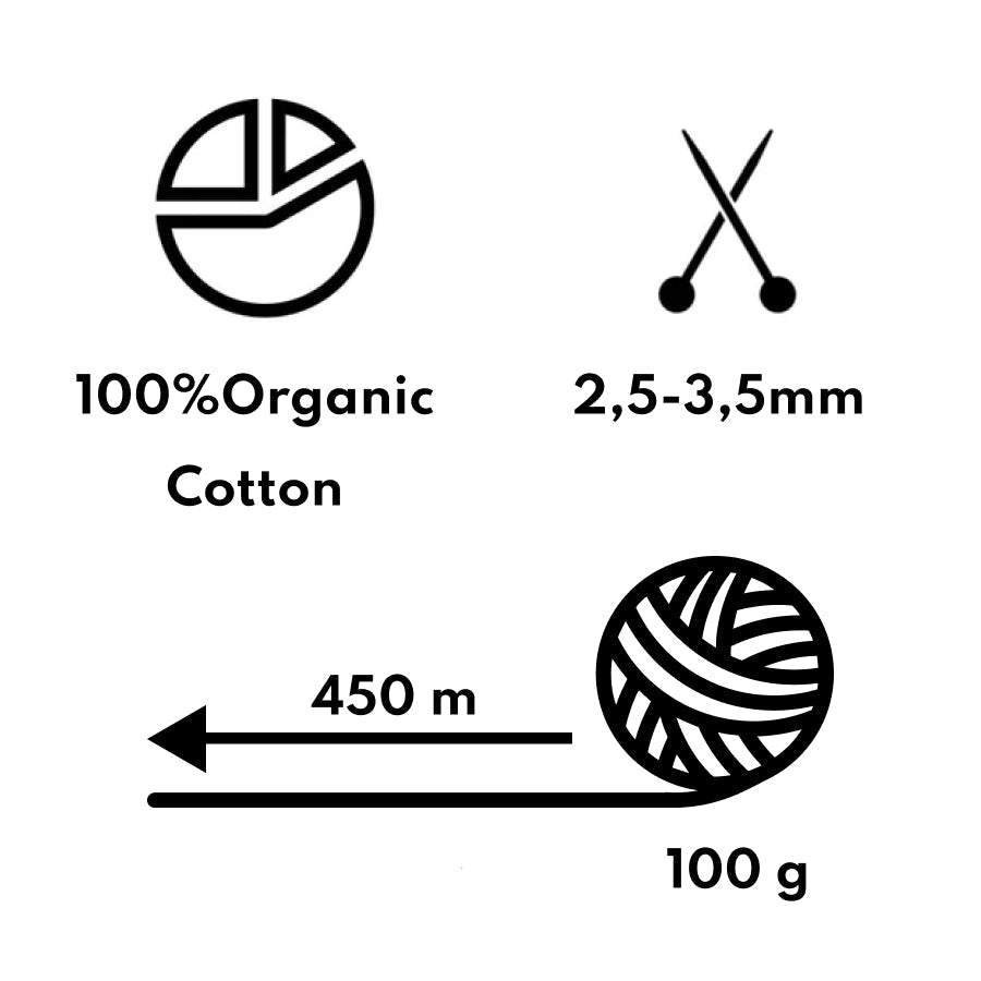 Scheepjes Cotton Whirl - 100% organic cotton yarn 801 Grape | Knitting yarn shop / dzijas veikals