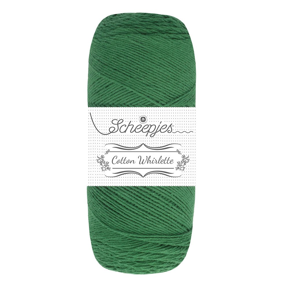 Scheepjes Cotton Whirl - 100% organic cotton yarn 815 Mint | Knitting yarn shop / dzijas veikals