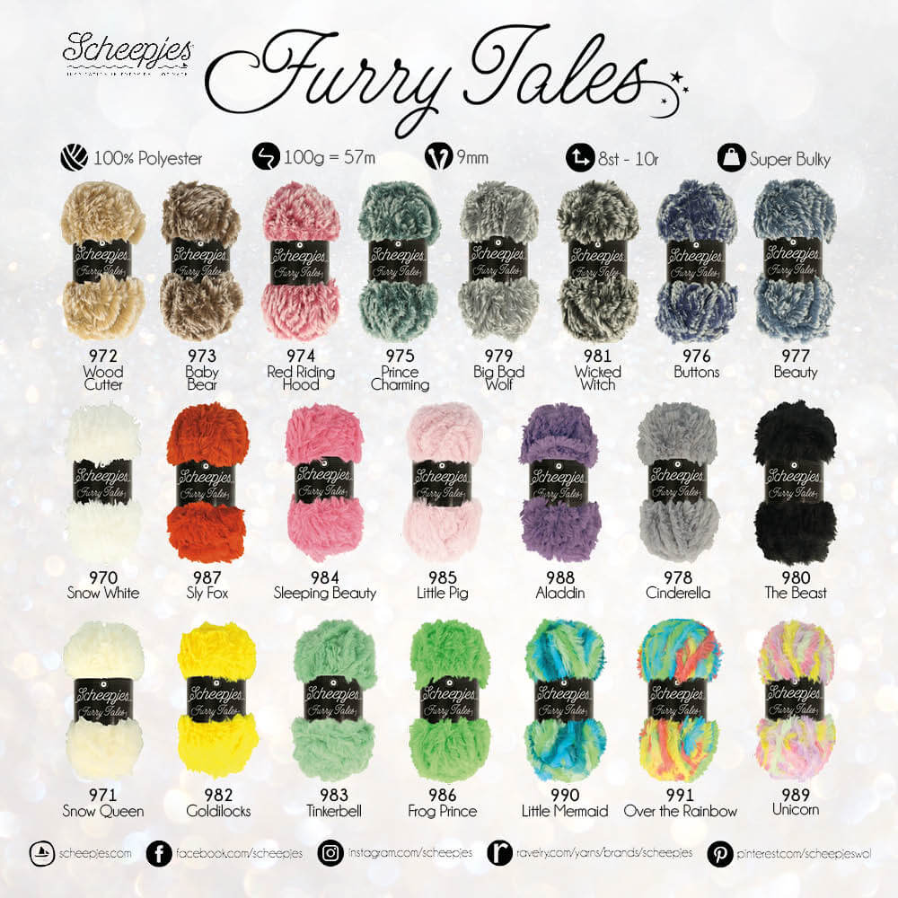 Scheepjes Furry Tales 100g 972 Wood Cutter | Knitting yarn shop / dzijas veikals