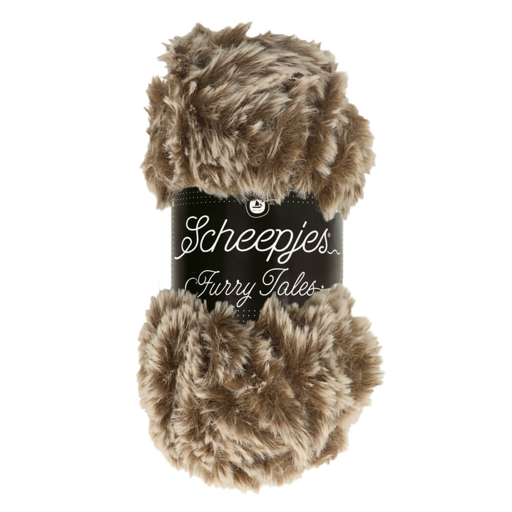 Scheepjes Furry Tales 100g 973 Baby Bear | Knitting yarn shop / dzijas veikals