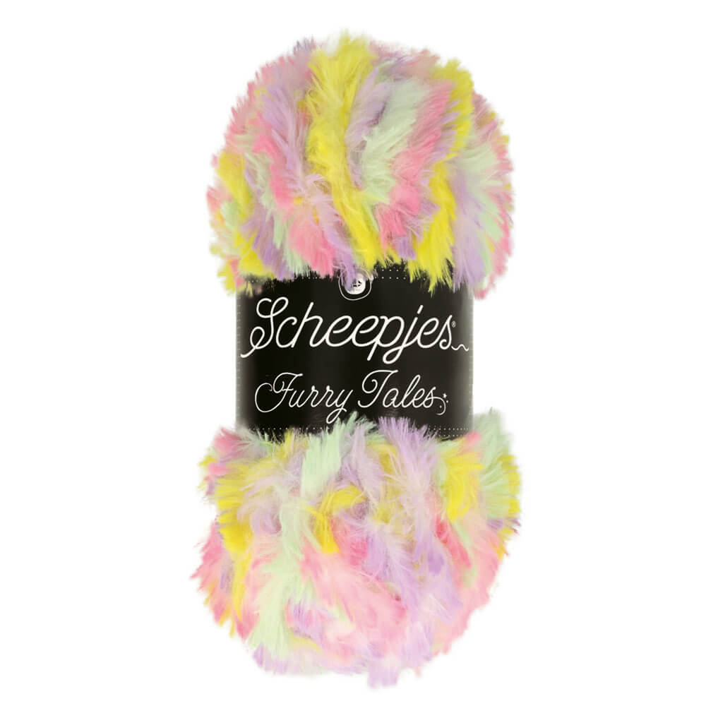 Scheepjes Furry Tales 100g 989 Unicorn | Knitting yarn shop / dzijas veikals