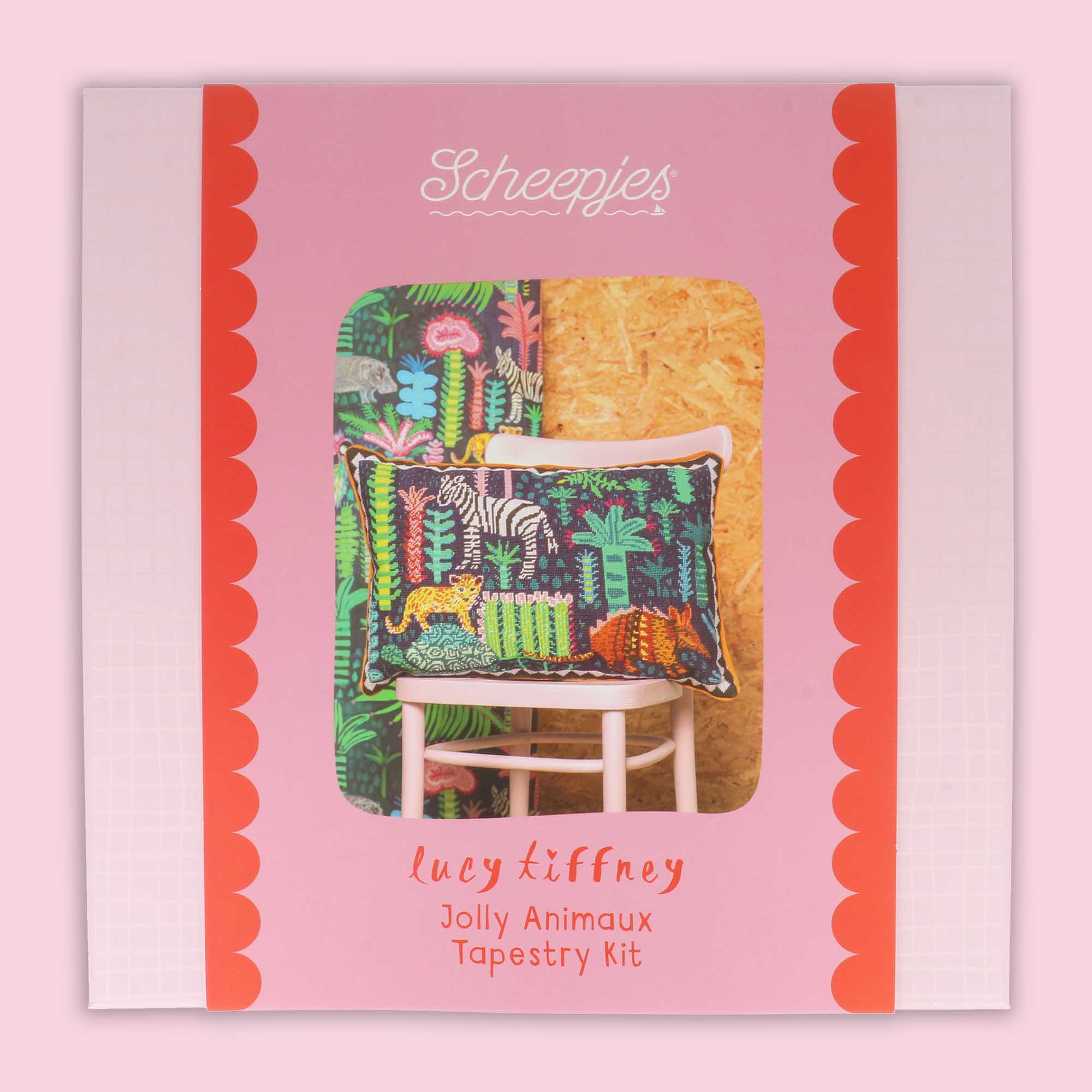 Scheepjes Lucy Tiffney Tapestry Kit 60x40cm, 8 variants Jolly A. | Knitting yarn shop / dzijas veikals