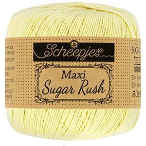 Scheepjes Maxi Sugar Rush 101 Candle Light | Knitting yarn shop / dzijas veikals