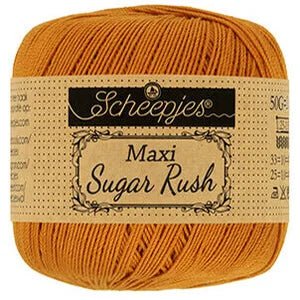Scheepjes Maxi Sugar Rush 383 Ginger Gold | Knitting yarn shop / dzijas veikals