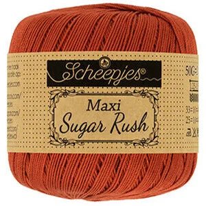 Scheepjes Maxi Sugar Rush 388 Rust | Knitting yarn shop / dzijas veikals