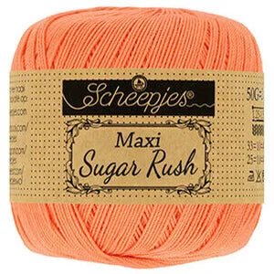 Scheepjes Maxi Sugar Rush 410 Rich Coral | Knitting yarn shop / dzijas veikals