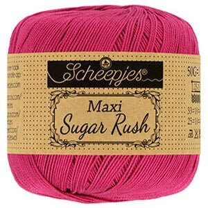Scheepjes Maxi Sugar Rush 413 Cherry | Knitting yarn shop / dzijas veikals