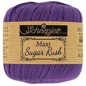 Scheepjes Maxi Sugar Rush 521 Deep Violet | Knitting yarn shop / dzijas veikals
