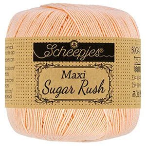 Scheepjes Maxi Sugar Rush 523 Pale Peach | Knitting yarn shop / dzijas veikals