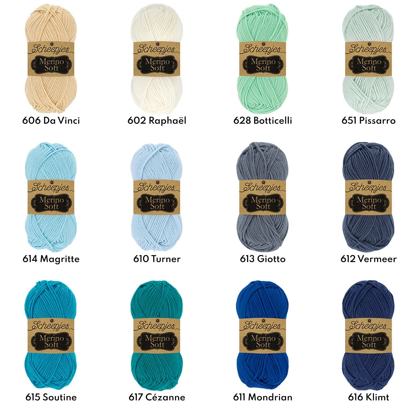 Scheepjes Merino Soft 600 Malevich | Knitting yarn shop / dzijas veikals