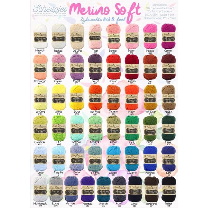 Scheepjes Merino Soft 648 De Goya | Knitting yarn shop / dzijas veikals