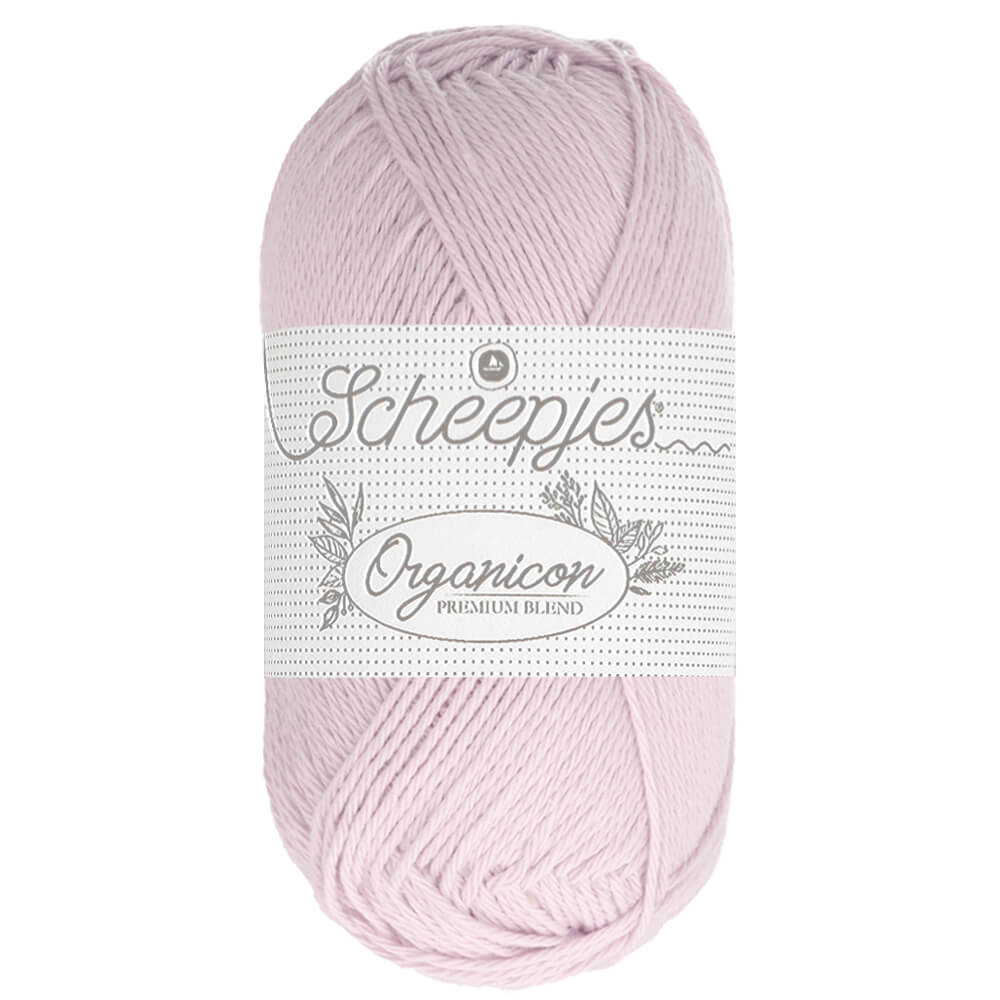 Scheepjes Organicon 50g 204 Lavender Haze | Knitting yarn shop / dzijas veikals