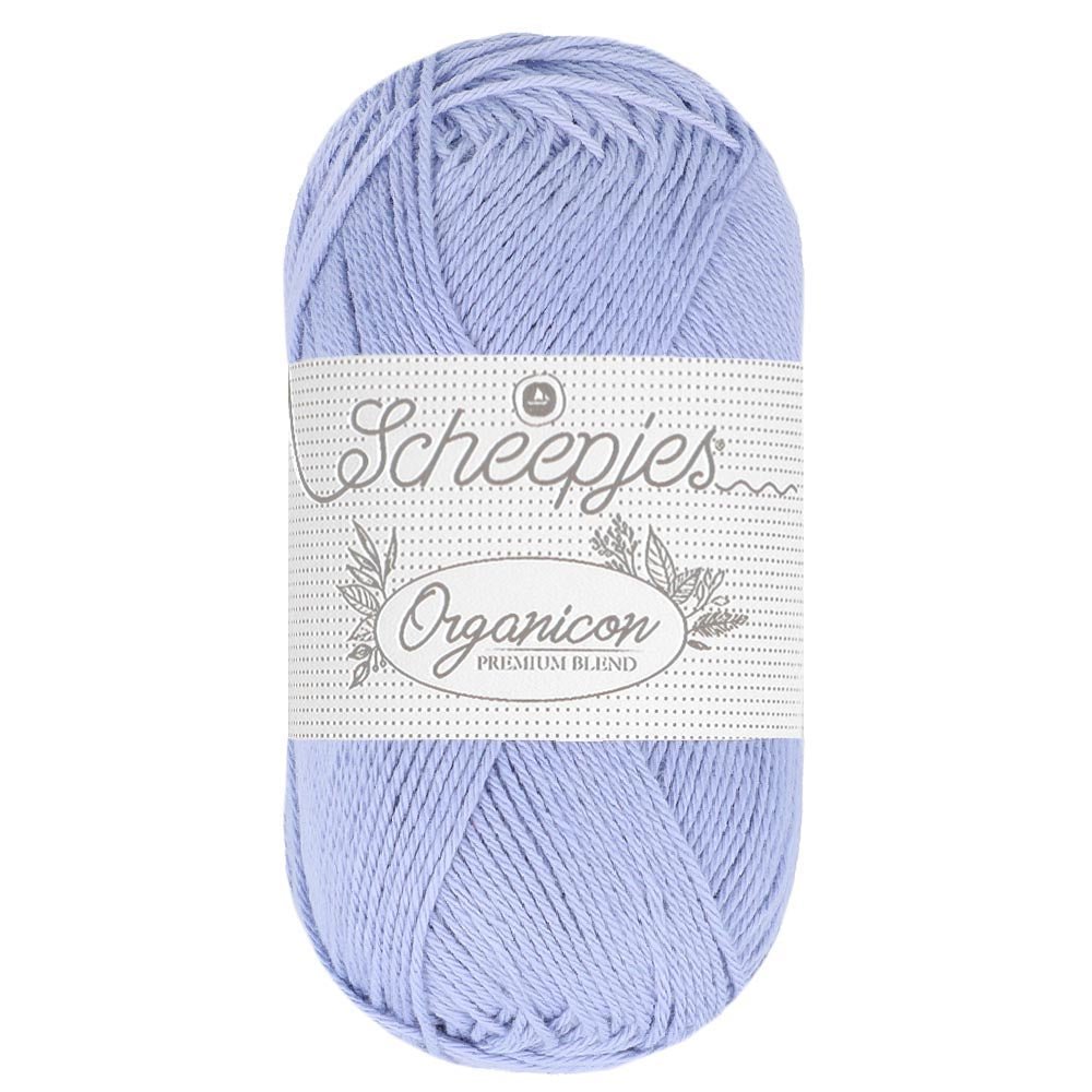Scheepjes Organicon 50g 255 Bluebell | Knitting yarn shop / dzijas veikals