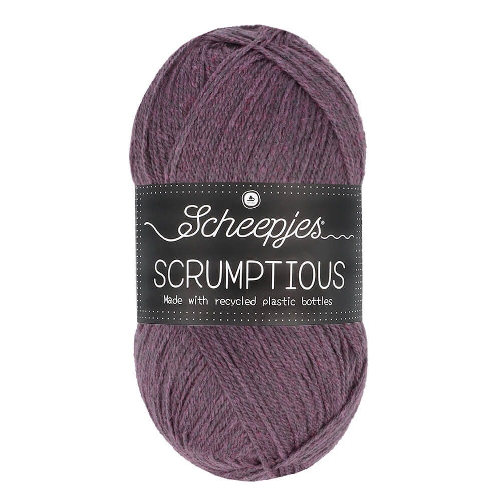 Scheepjes Scrumptious 100g 347 Choco. Raspberry Bavarois | Knitting yarn shop / dzijas veikals