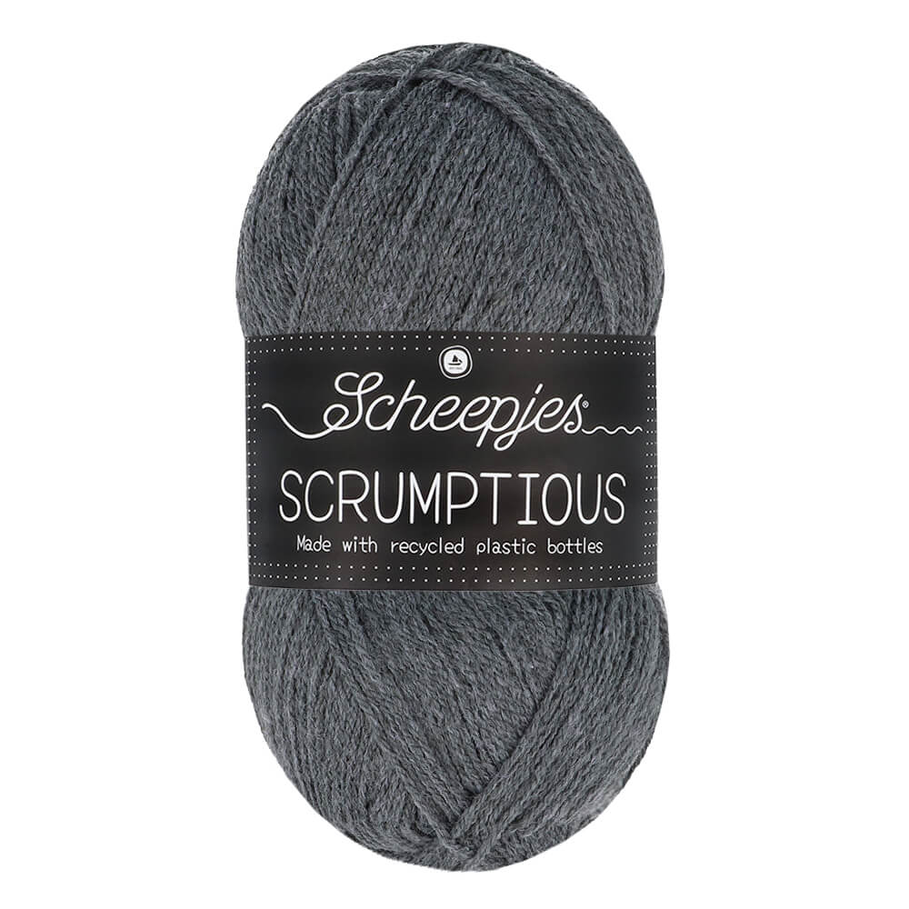 Scheepjes Scrumptious 100g 380 Black Sesame Muffin | Knitting yarn shop / dzijas veikals