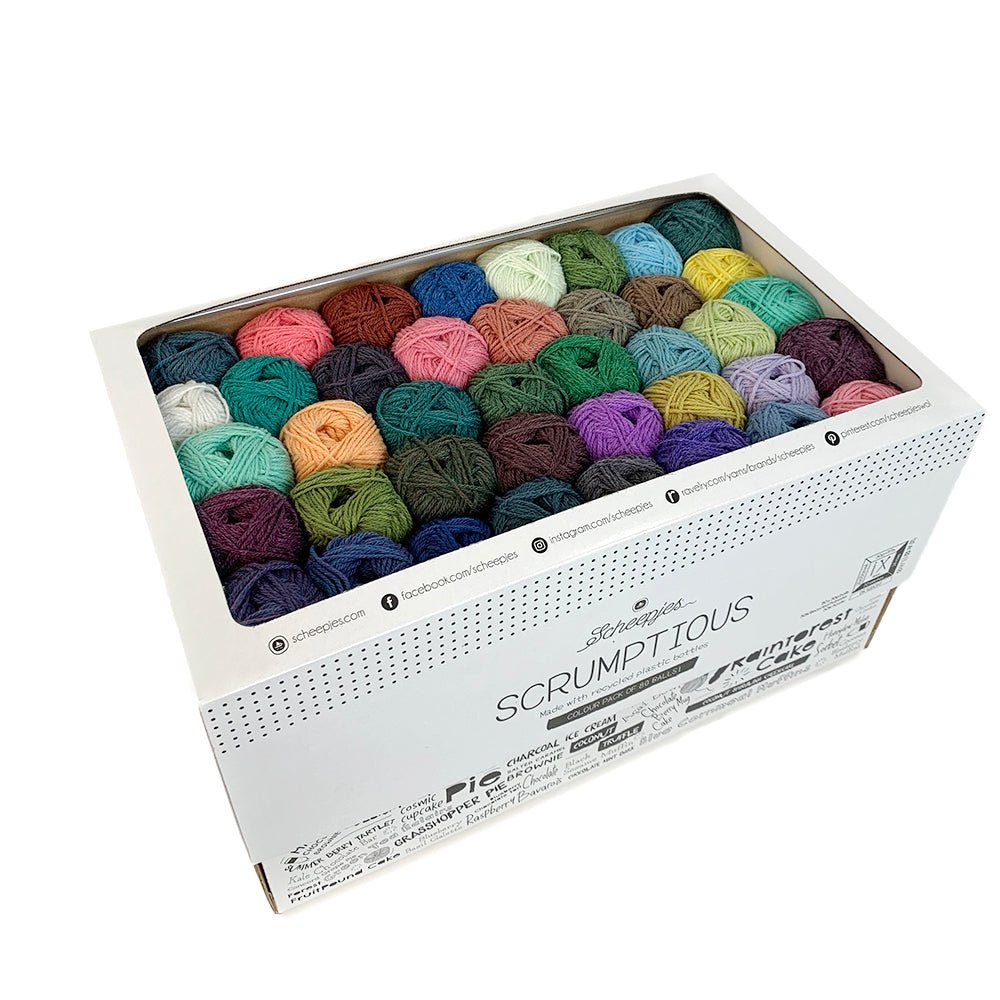 Scheepjes Scrumptious colour pack 80x30g | Knitting yarn shop / dzijas veikals