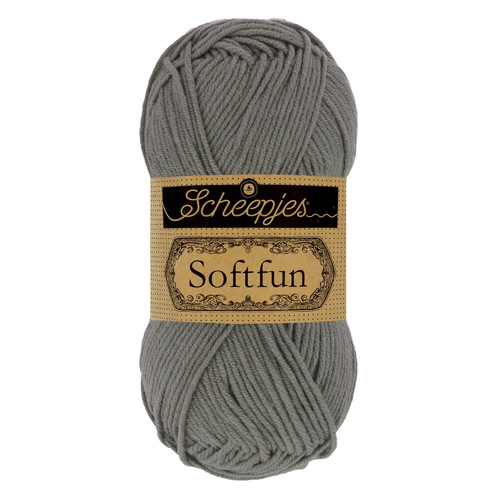 Scheepjes Softfun Yarn, colours 2401 - 2639 2510 Dove | Knitting yarn shop / dzijas veikals