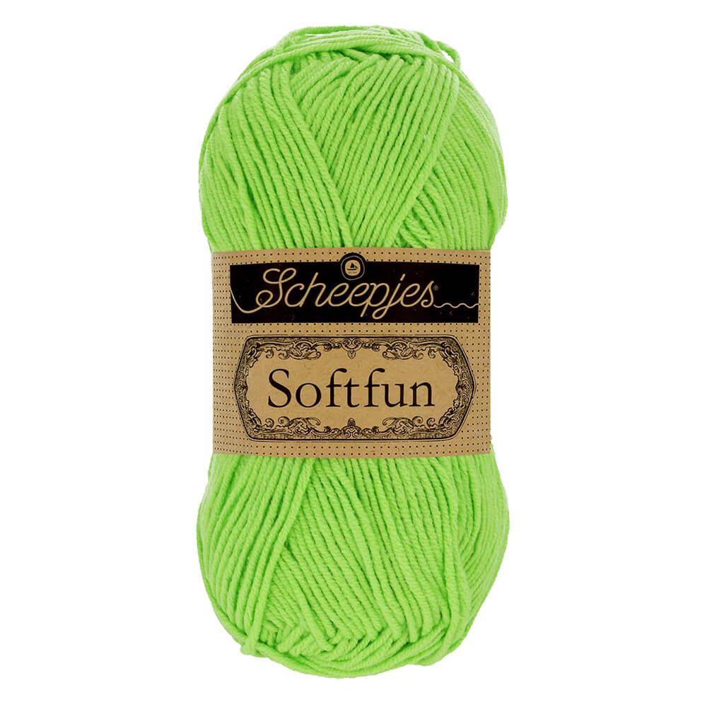 Scheepjes Softfun Yarn, colours 2401 - 2639 2516 Apple | Knitting yarn shop / dzijas veikals