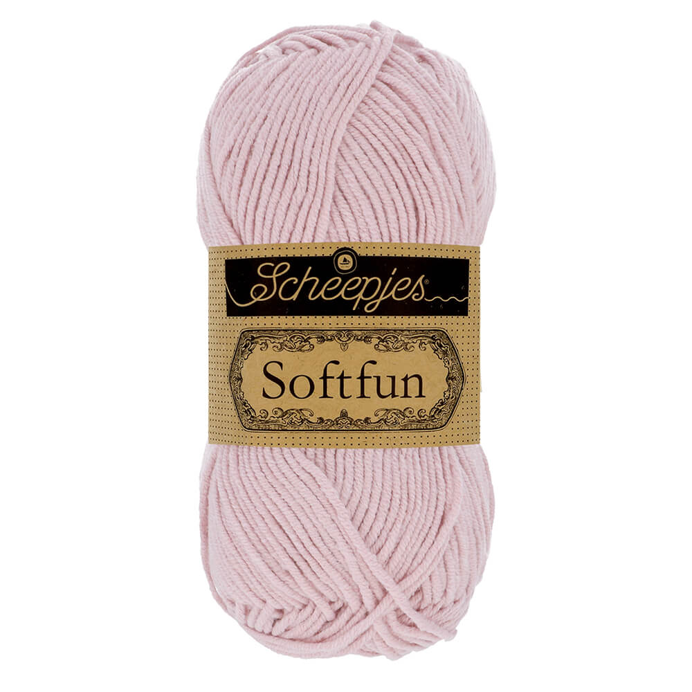 Scheepjes Softfun Yarn, colours 2401 - 2639 2618 Blossom | Knitting yarn shop / dzijas veikals