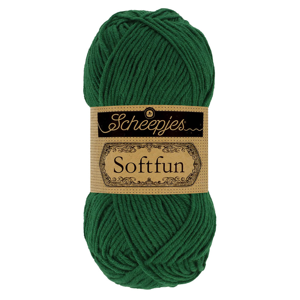 Scheepjes Softfun Yarn, colours 2401 - 2639 2639 Green Tea | Knitting yarn shop / dzijas veikals