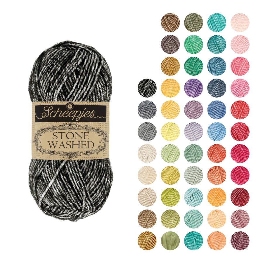 Scheepjes Stone Washed XL, 50g 841 Moon Stone | Knitting yarn shop / dzijas veikals