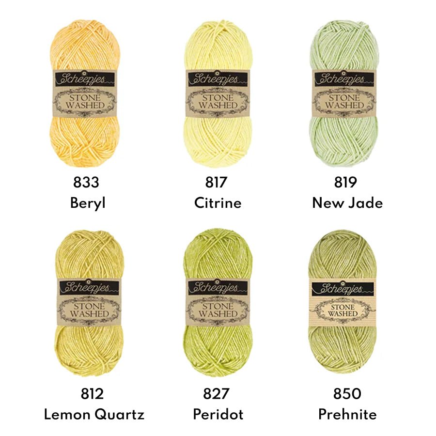 Scheepjes Stone Washed Yarn, 50g 801 Moon Stone | Knitting yarn shop / dzijas veikals