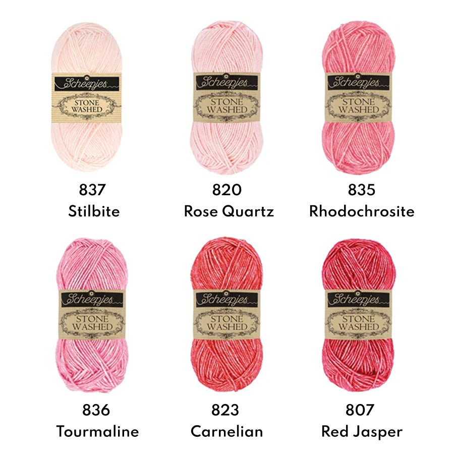 Scheepjes Stone Washed Yarn, 50g 801 Moon Stone | Knitting yarn shop / dzijas veikals