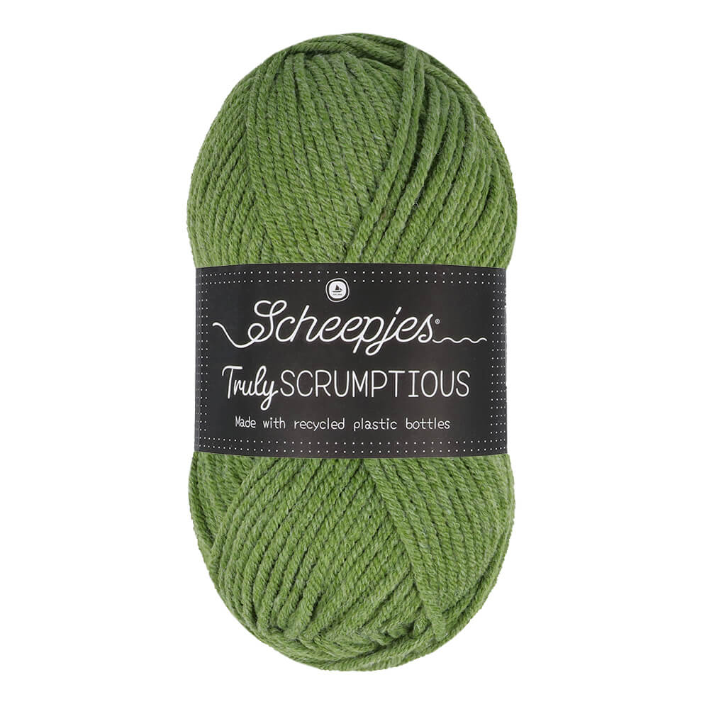 Scheepjes Truly Scrumptious , set of 5 pieces, each 100g 336 Green Tea Éclairs | Knitting yarn shop / dzijas veikals
