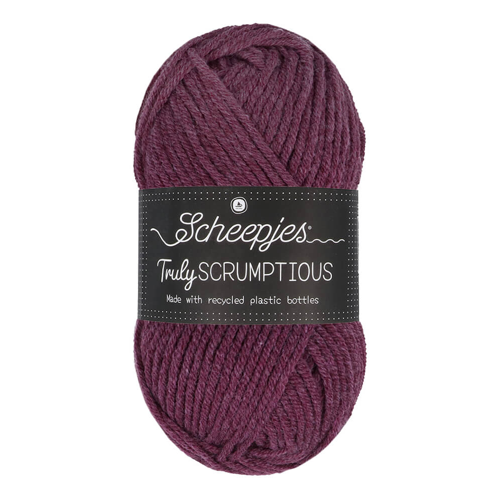 Scheepjes Truly Scrumptious , set of 5 pieces, each 100g 369 Mul. Wine Plum Cob. | Knitting yarn shop / dzijas veikals