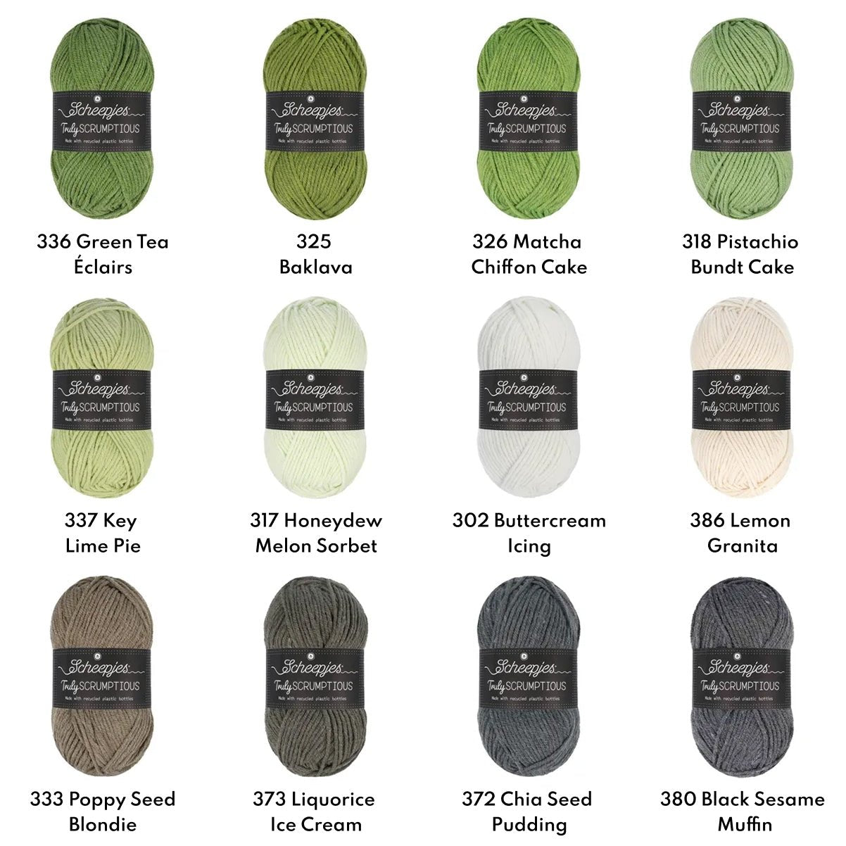 Scheepjes Truly Scrumptious , set of 5 pieces, each 100g 381 Goji Berry Smoothie | Knitting yarn shop / dzijas veikals