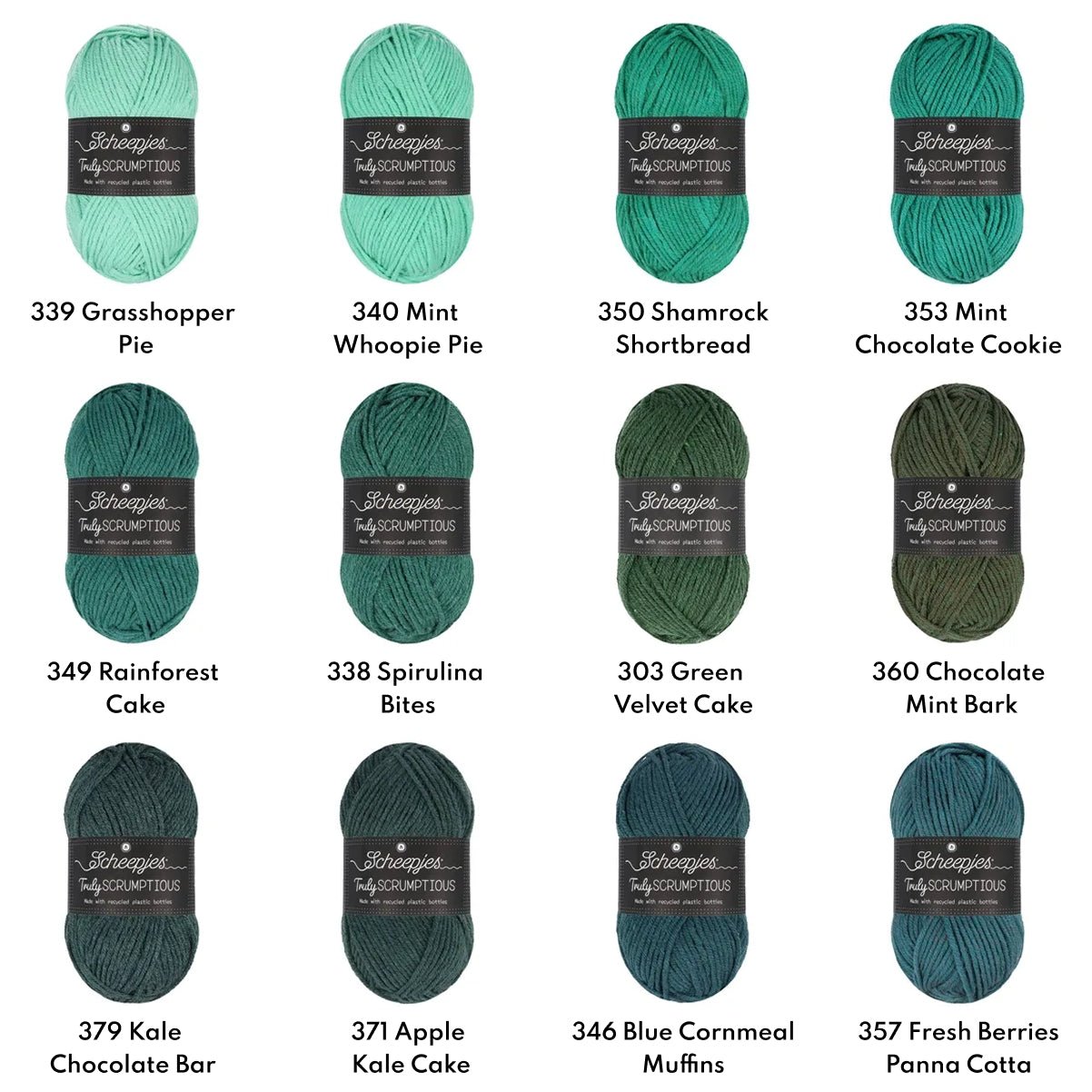 Scheepjes Truly Scrumptious , set of 5 pieces, each 100g 381 Goji Berry Smoothie | Knitting yarn shop / dzijas veikals