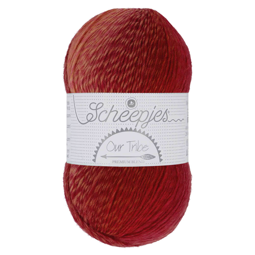Scheepjes Unity Yarn (former Our Tribe) 100g 968 Happy in Red | Knitting yarn shop / dzijas veikals